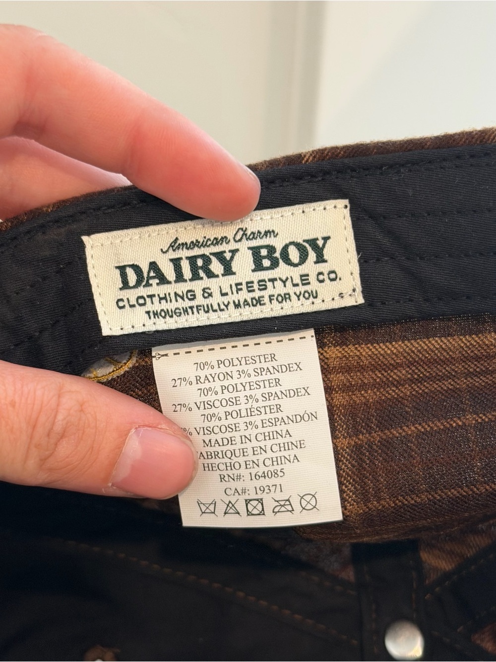 Dairy Boy Wool-Flannel Autograph Baseball Hat Brown Tonal Embroidered Script - Picture 7 of 7